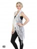 Lacy Fringe Draped Vest